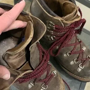 ?1/2 OFF SUMMER SALE? VINTAGE VASQUE Hiking Mountain Boots Vintage Vasque Leather Hiking Boots | Italian Split Cowhide  main image 3